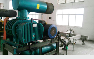 中糧集團三葉羅茨風機使用現(xiàn)場